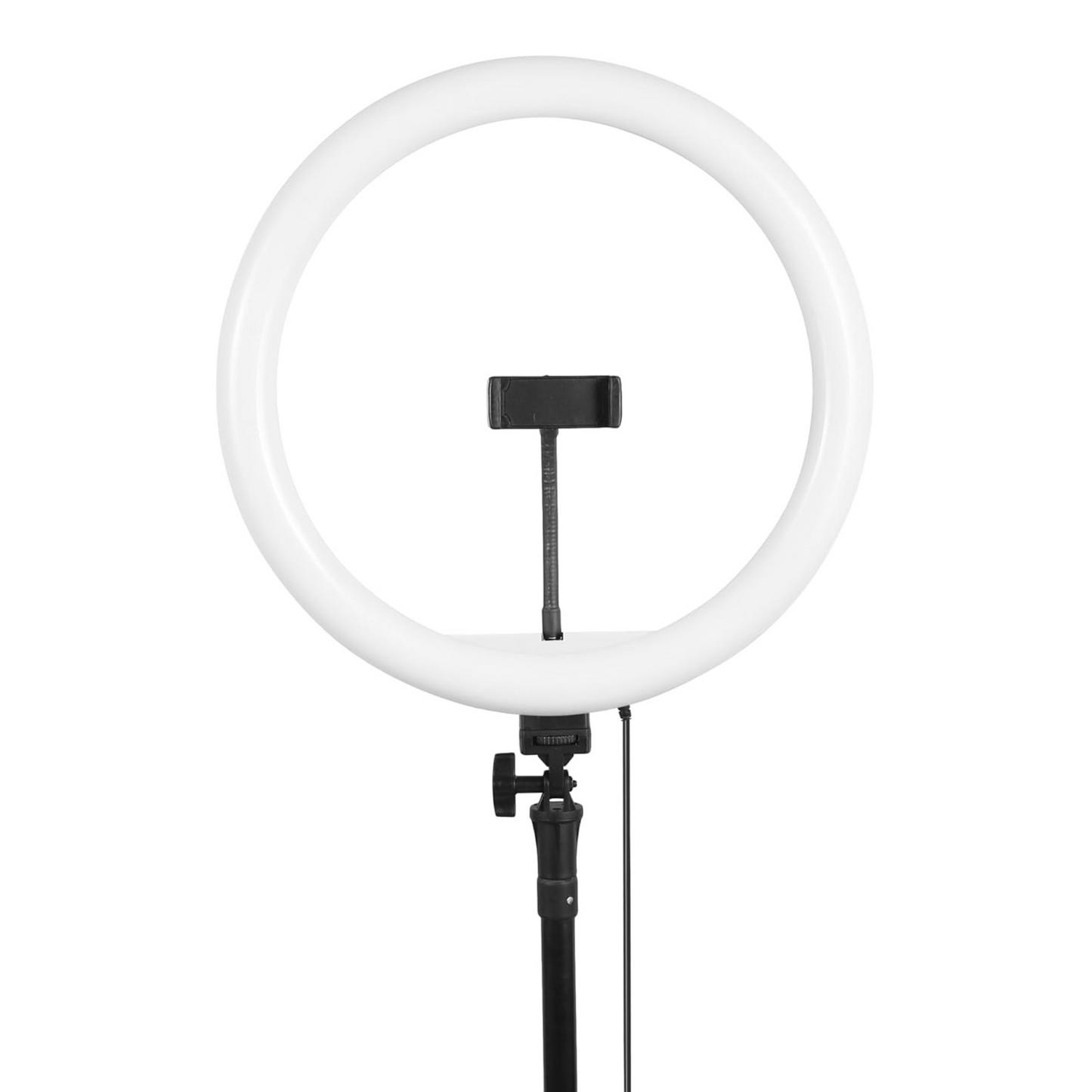 Osaka® 14-Inch LED Ring Light - 15W Dimmable Lighting with 2 Color Modes for Photo & Video Shoots, Live Streaming & Makeup - Compatible with iPhone & Android